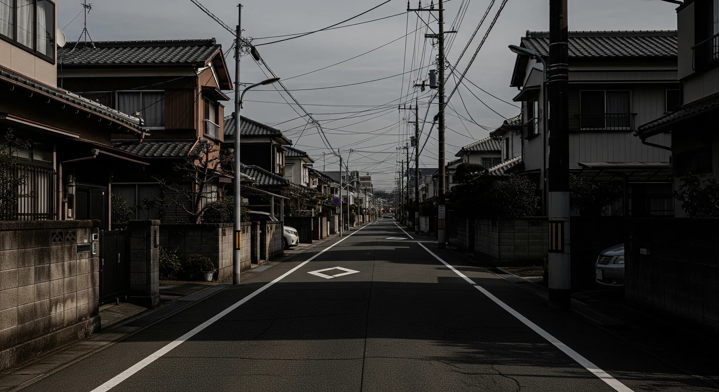 福岡郊外の静かな住宅街
